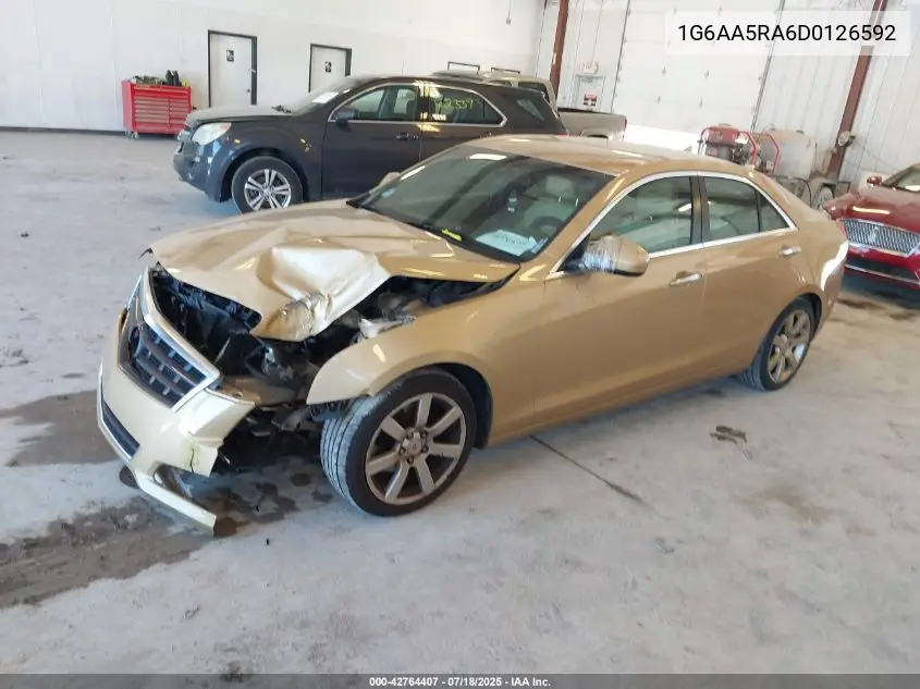 2013 Cadillac Ats Standard VIN: 1G6AA5RA6D0126592 Lot: 42764407