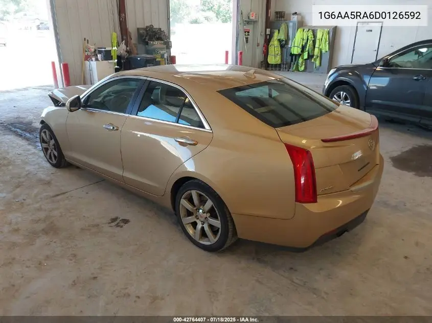 2013 Cadillac Ats Standard VIN: 1G6AA5RA6D0126592 Lot: 42764407