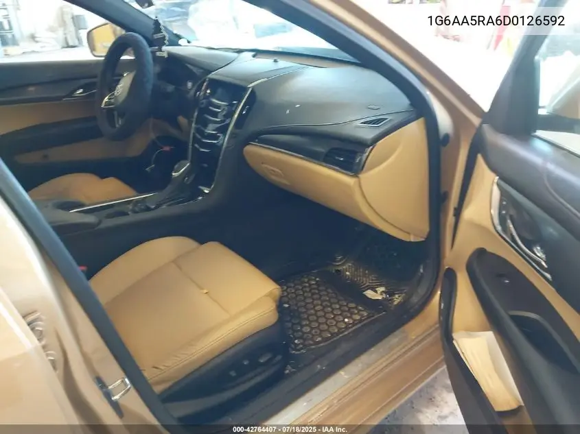 2013 Cadillac Ats Standard VIN: 1G6AA5RA6D0126592 Lot: 42764407