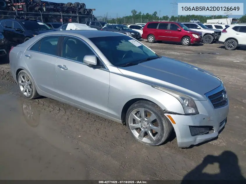 2013 Cadillac Ats Luxury VIN: 1G6AB5RA2D0126649 Lot: 42771829