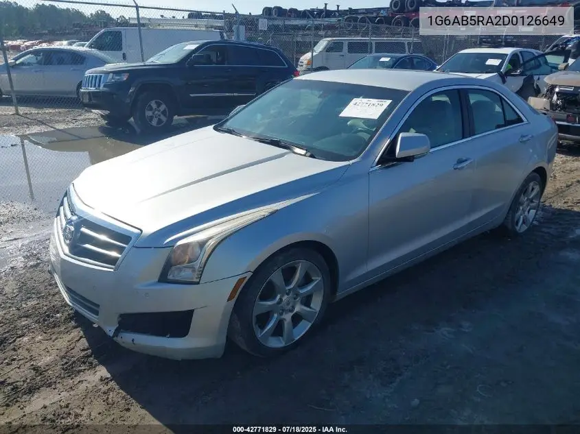 2013 Cadillac Ats Luxury VIN: 1G6AB5RA2D0126649 Lot: 42771829