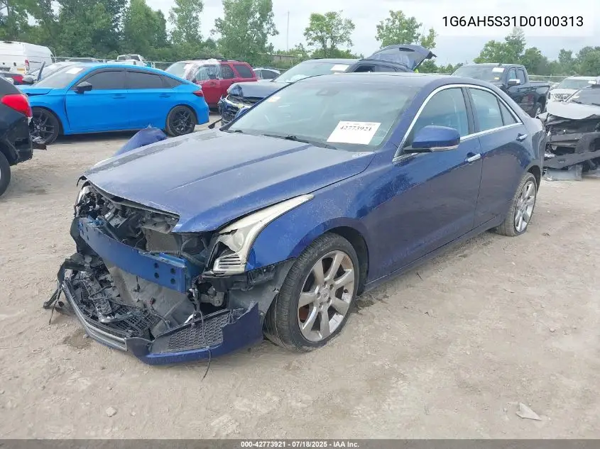 2013 Cadillac Ats Luxury VIN: 1G6AH5S31D0100313 Lot: 42773921