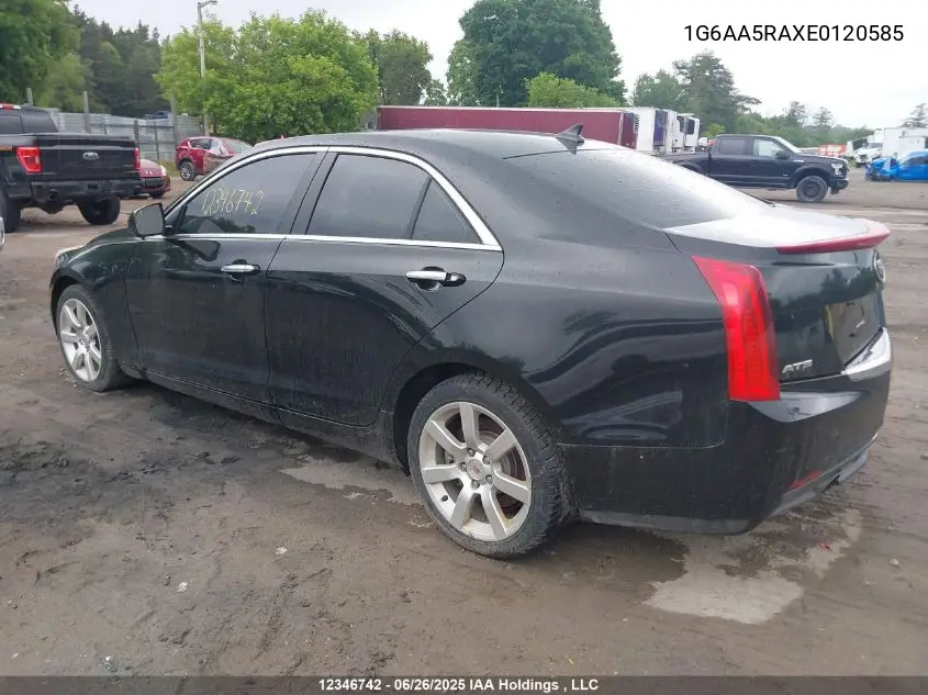 2014 Cadillac Ats VIN: 1G6AA5RAXE0120585 Lot: 12346742