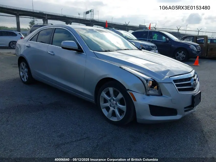 2014 Cadillac Ats VIN: 1G6AG5RX3E0153480 Lot: 40006540