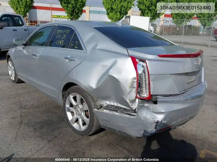 2014 Cadillac Ats VIN: 1G6AG5RX3E0153480 Lot: 40006540