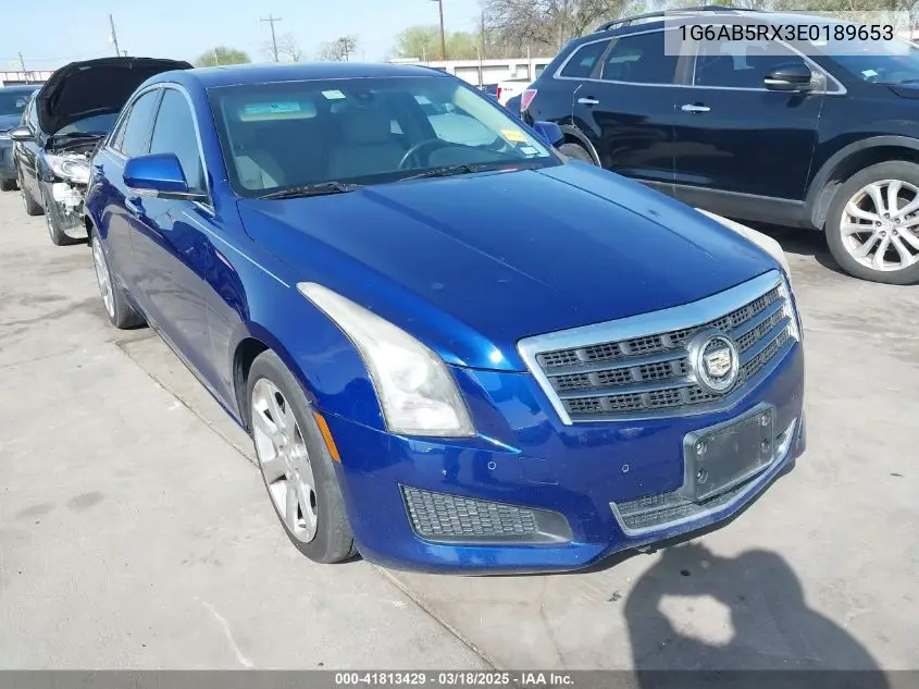 2014 Cadillac Ats Luxury VIN: 1G6AB5RX3E0189653 Lot: 41813429