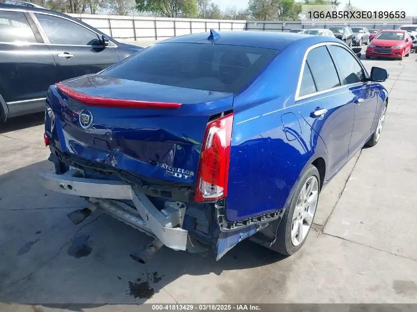 2014 Cadillac Ats Luxury VIN: 1G6AB5RX3E0189653 Lot: 41813429