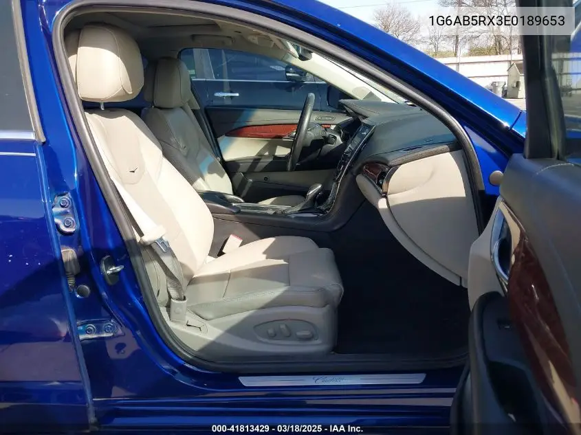2014 Cadillac Ats Luxury VIN: 1G6AB5RX3E0189653 Lot: 41813429