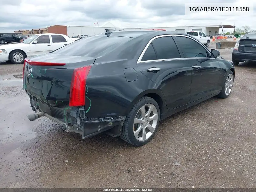 2014 Cadillac Ats Luxury VIN: 1G6AB5RA1E0118558 Lot: 41904584