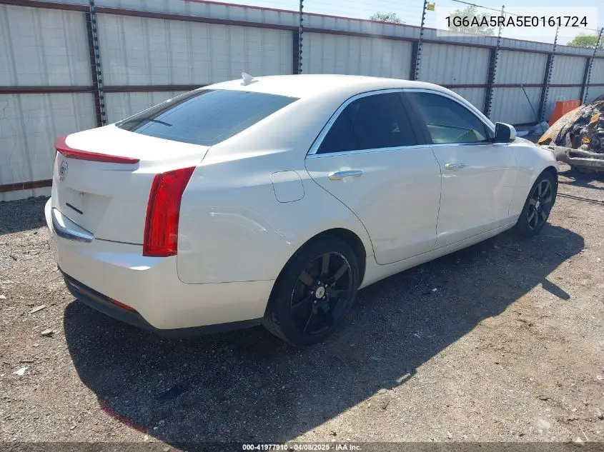 2014 Cadillac Ats Standard VIN: 1G6AA5RA5E0161724 Lot: 41977910