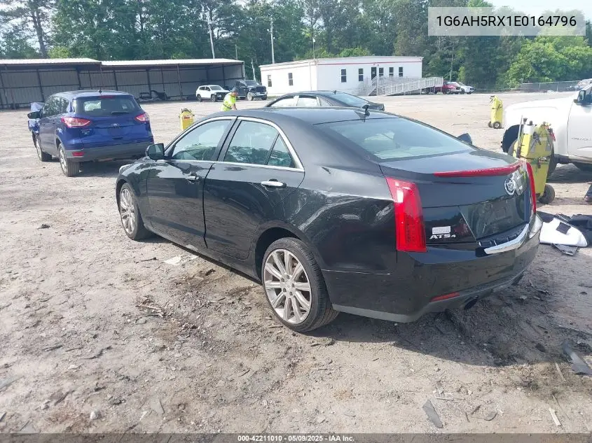 2014 Cadillac Ats Luxury VIN: 1G6AH5RX1E0164796 Lot: 42211010
