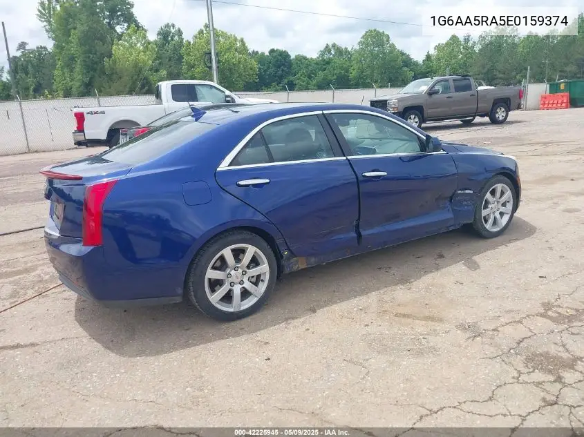 2014 Cadillac Ats Standard VIN: 1G6AA5RA5E0159374 Lot: 42225945
