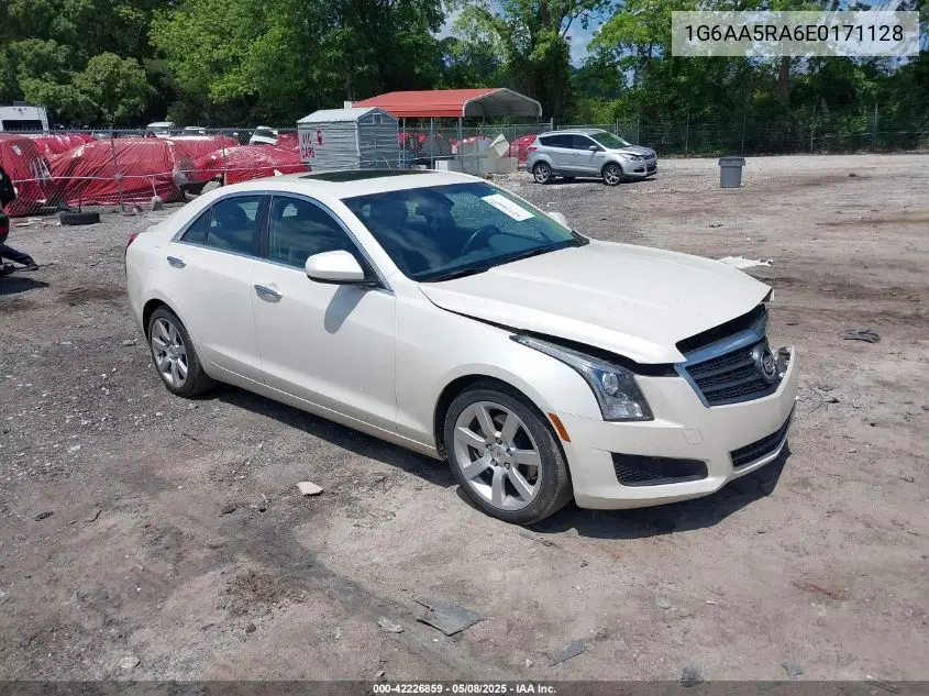 2014 Cadillac Ats Standard VIN: 1G6AA5RA6E0171128 Lot: 42226859