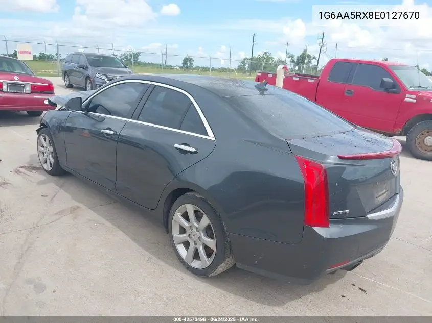 2014 Cadillac Ats Standard VIN: 1G6AA5RX8E0127670 Lot: 42573496