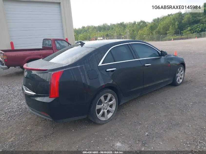 2014 Cadillac Ats Luxury VIN: 1G6AB5RAXE0145984 Lot: 42614883