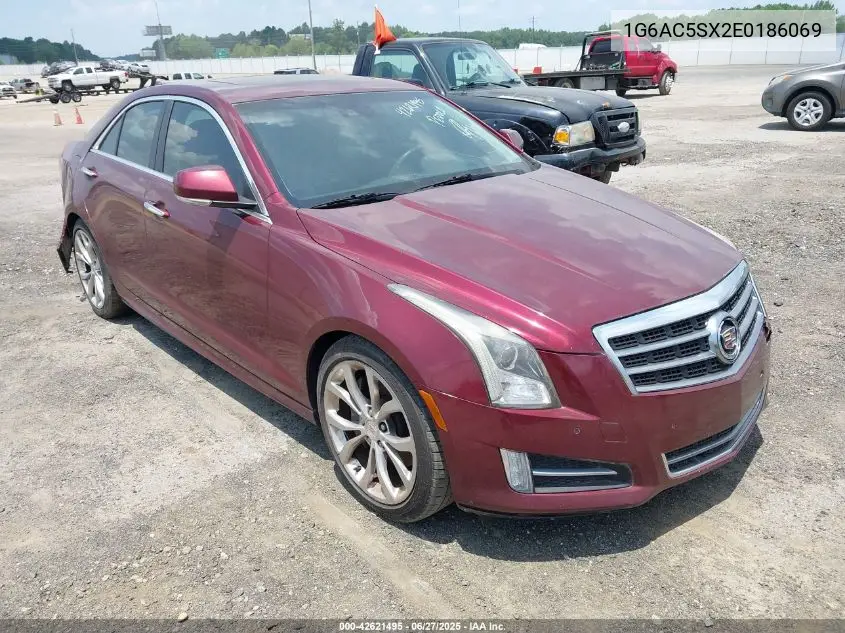 2014 Cadillac Ats Performance VIN: 1G6AC5SX2E0186069 Lot: 42621495