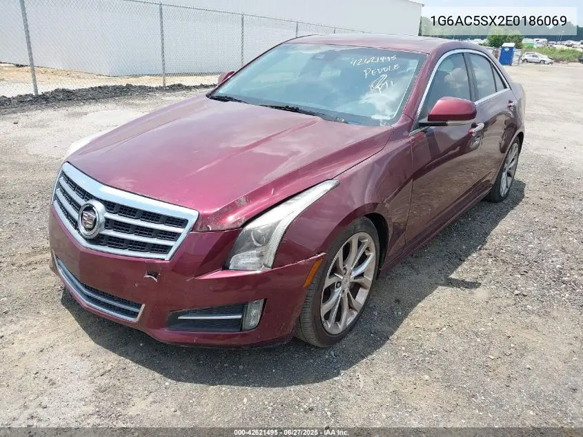 2014 Cadillac Ats Performance VIN: 1G6AC5SX2E0186069 Lot: 42621495
