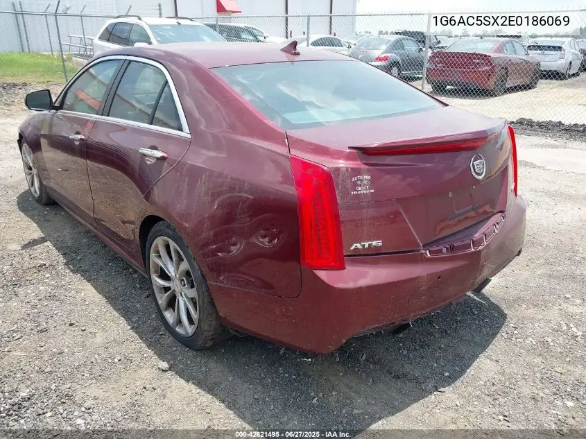2014 Cadillac Ats Performance VIN: 1G6AC5SX2E0186069 Lot: 42621495
