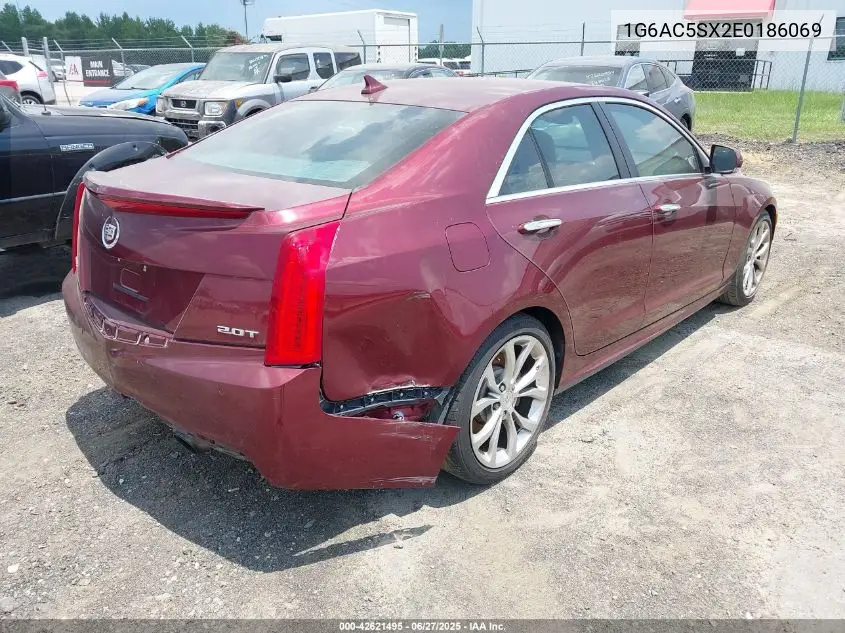 2014 Cadillac Ats Performance VIN: 1G6AC5SX2E0186069 Lot: 42621495