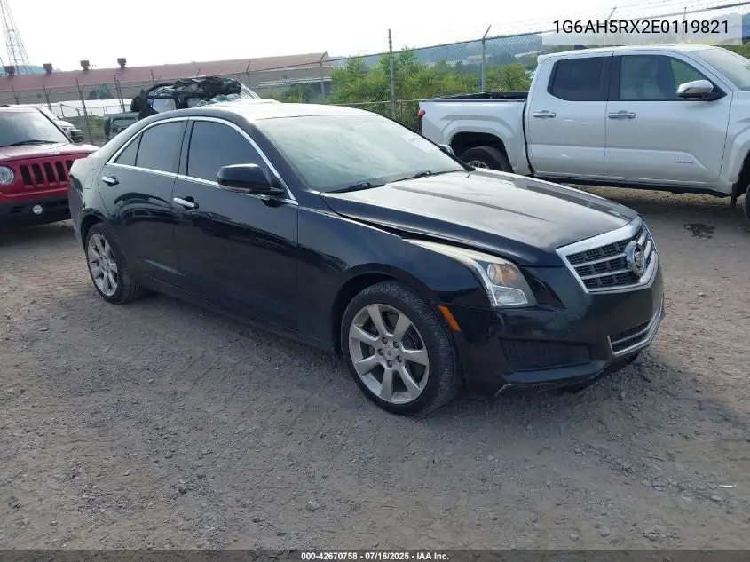 2014 Cadillac Ats Luxury VIN: 1G6AH5RX2E0119821 Lot: 42670758