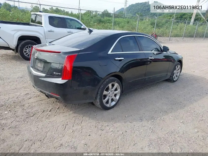 2014 Cadillac Ats Luxury VIN: 1G6AH5RX2E0119821 Lot: 42670758