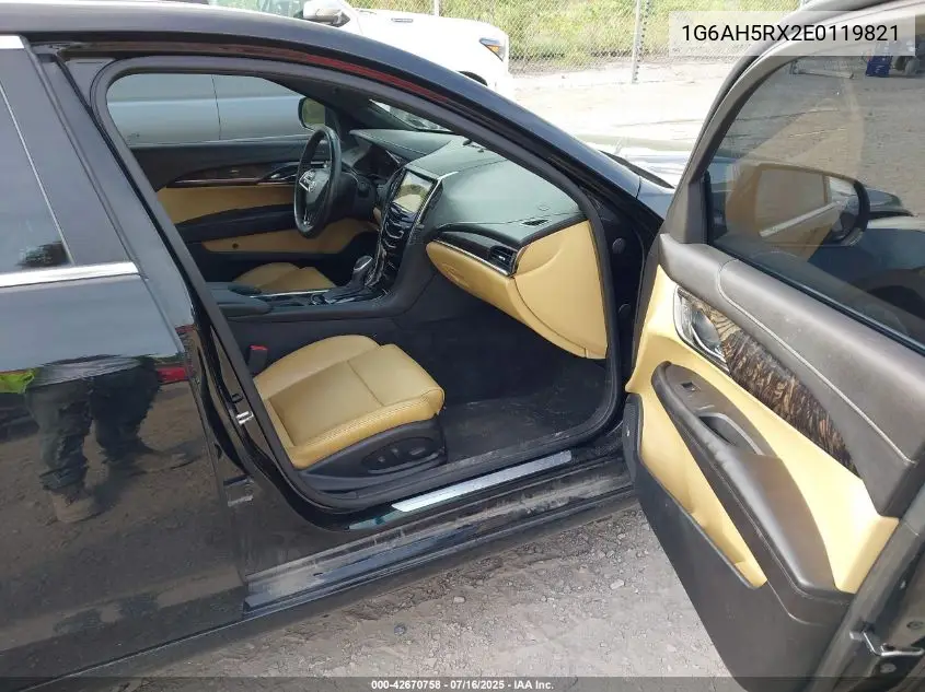 2014 Cadillac Ats Luxury VIN: 1G6AH5RX2E0119821 Lot: 42670758