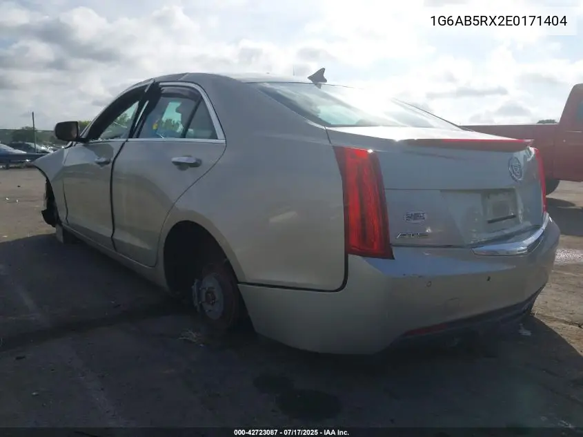 2014 Cadillac Ats Luxury VIN: 1G6AB5RX2E0171404 Lot: 42723087