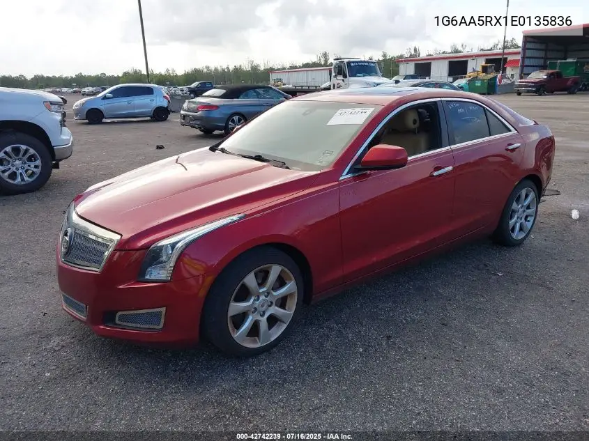 2014 Cadillac Ats Standard VIN: 1G6AA5RX1E0135836 Lot: 42742239