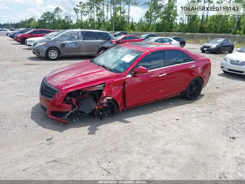 2014 Cadillac Ats Luxury VIN: 1G6AH5RX8E0159143 Lot: 42744023