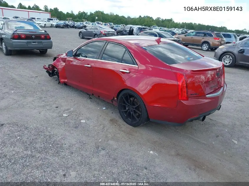 2014 Cadillac Ats Luxury VIN: 1G6AH5RX8E0159143 Lot: 42744023