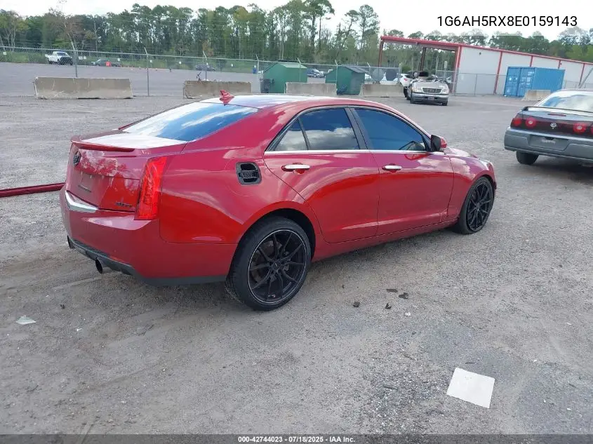 2014 Cadillac Ats Luxury VIN: 1G6AH5RX8E0159143 Lot: 42744023