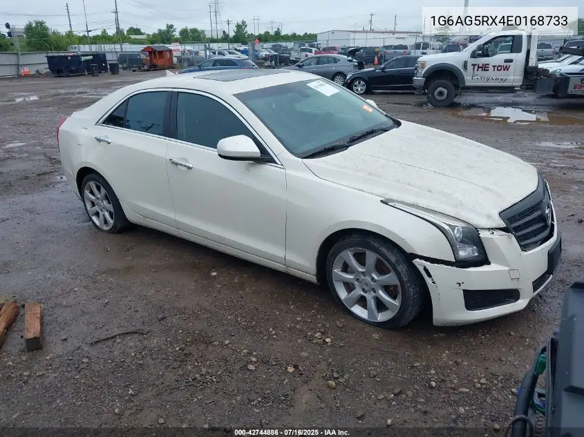 2014 Cadillac Ats VIN: 1G6AG5RX4E0168733 Lot: 42744886