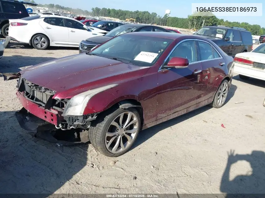2014 Cadillac Ats Premium VIN: 1G6AE5S38E0186973 Lot: 42752254