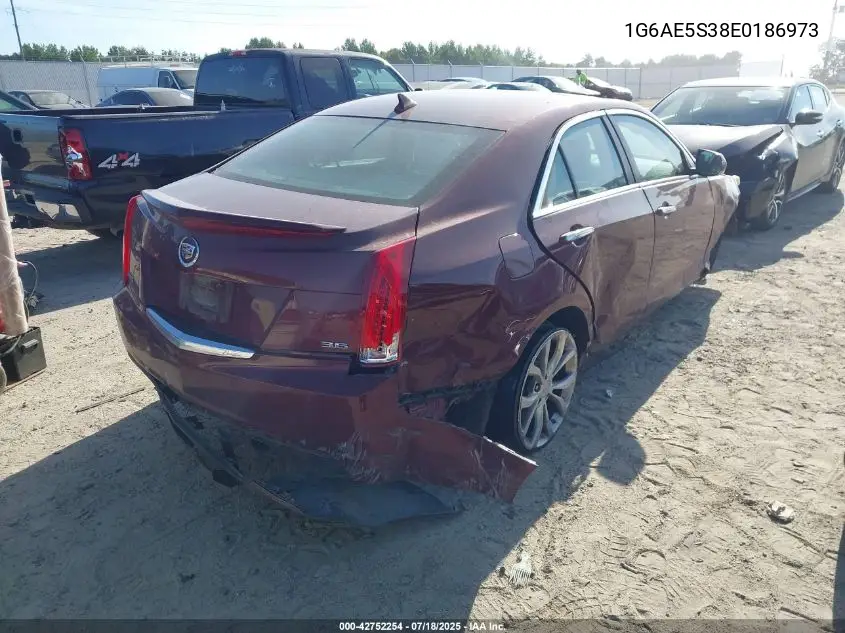 2014 Cadillac Ats Premium VIN: 1G6AE5S38E0186973 Lot: 42752254