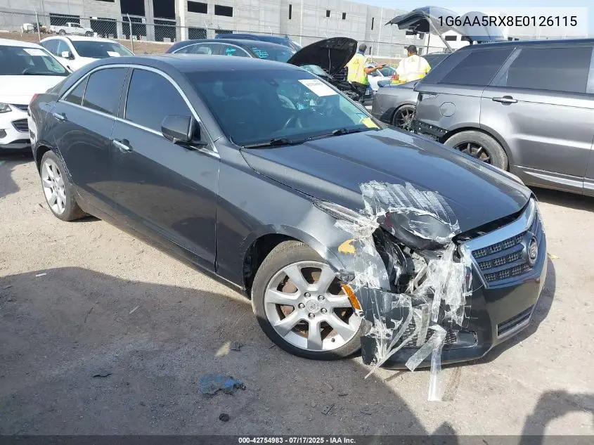 2014 Cadillac Ats Standard VIN: 1G6AA5RX8E0126115 Lot: 42754983