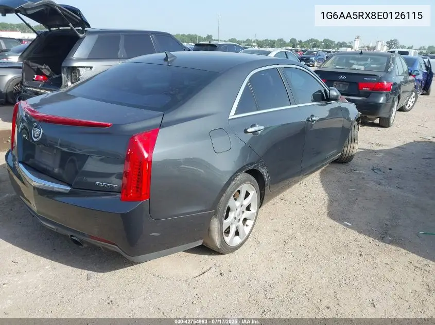 2014 Cadillac Ats Standard VIN: 1G6AA5RX8E0126115 Lot: 42754983