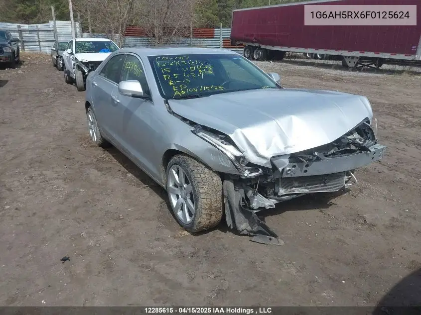 2015 Cadillac Ats Turbo Luxury VIN: 1G6AH5RX6F0125624 Lot: 12285615