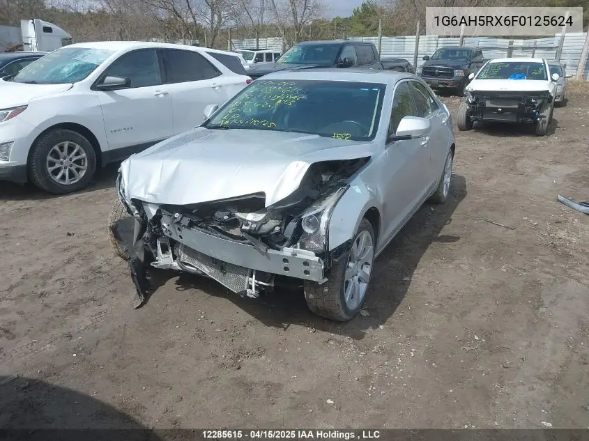2015 Cadillac Ats Turbo Luxury VIN: 1G6AH5RX6F0125624 Lot: 12285615