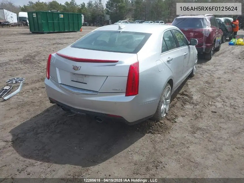2015 Cadillac Ats Turbo Luxury VIN: 1G6AH5RX6F0125624 Lot: 12285615