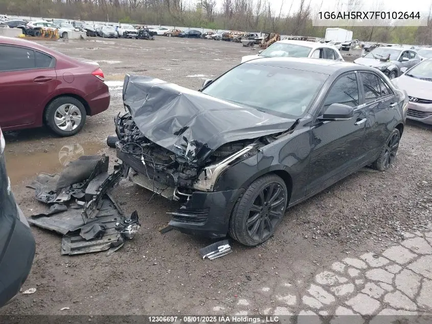 2015 Cadillac Ats Luxury VIN: 1G6AH5RX7F0102644 Lot: 12306697