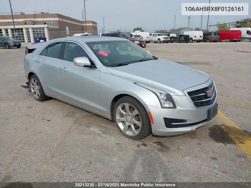 2015 Cadillac Ats Turbo VIN: 1G6AH5RX8F0126161 Lot: 20213230