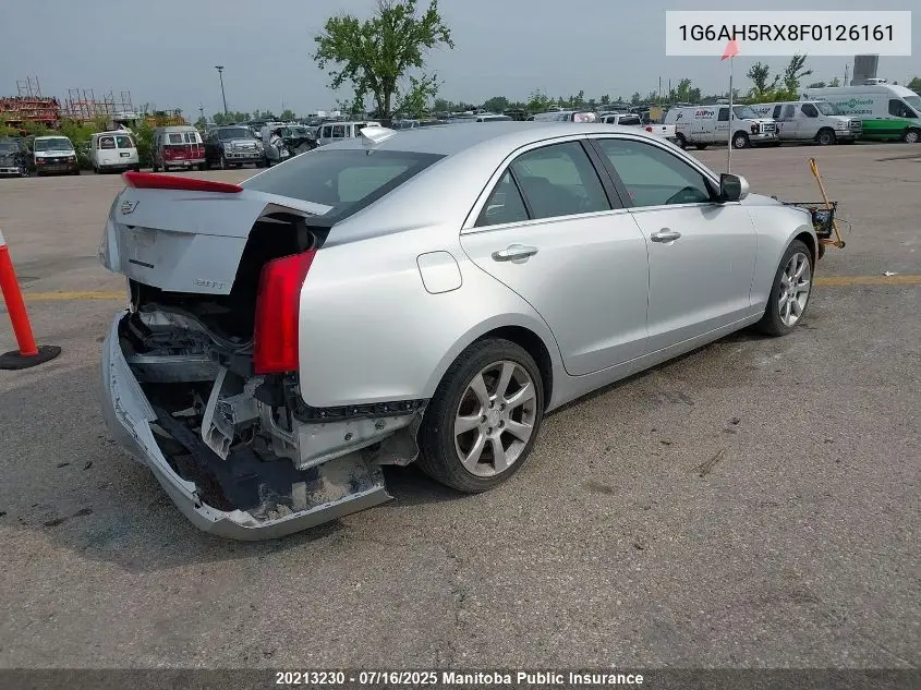 2015 Cadillac Ats Turbo VIN: 1G6AH5RX8F0126161 Lot: 20213230