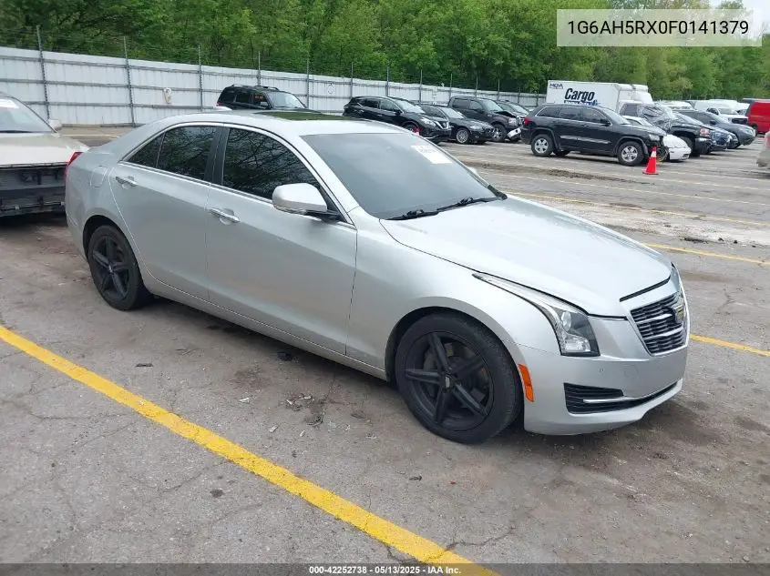 2015 Cadillac Ats Luxury VIN: 1G6AH5RX0F0141379 Lot: 42252738