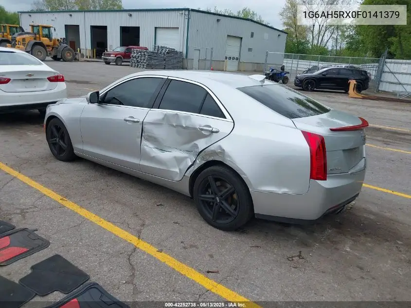 2015 Cadillac Ats Luxury VIN: 1G6AH5RX0F0141379 Lot: 42252738