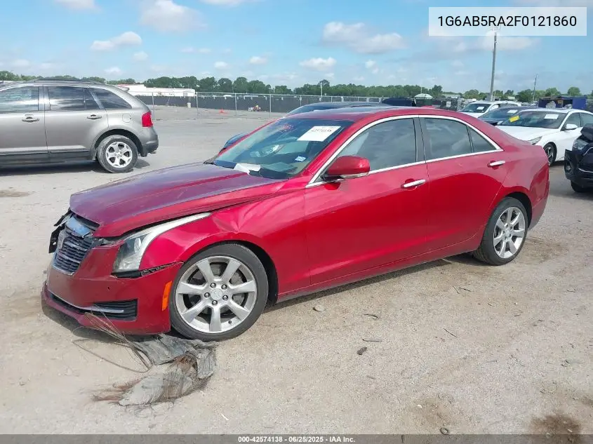 2015 Cadillac Ats Luxury VIN: 1G6AB5RA2F0121860 Lot: 42574138