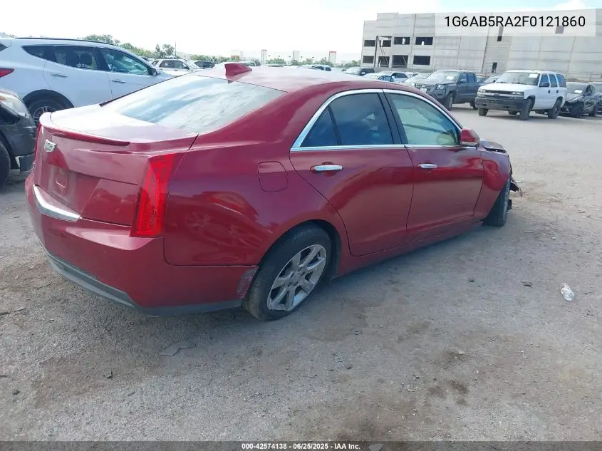 2015 Cadillac Ats Luxury VIN: 1G6AB5RA2F0121860 Lot: 42574138