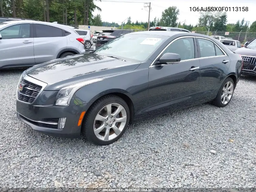 2015 Cadillac Ats Performance VIN: 1G6AJ5SX0F0113158 Lot: 42581763