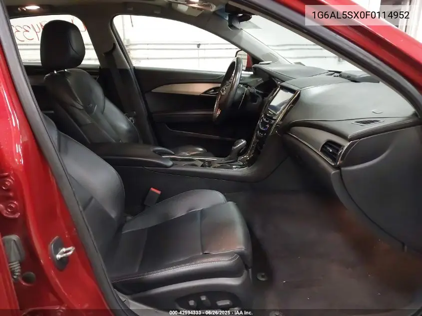 2015 Cadillac Ats Premium VIN: 1G6AL5SX0F0114952 Lot: 42594333