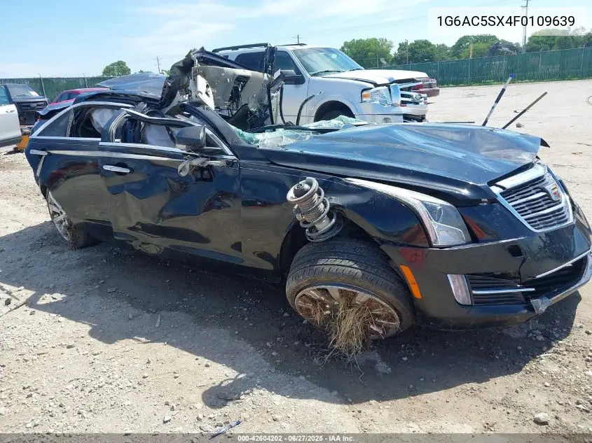 2015 Cadillac Ats Performance VIN: 1G6AC5SX4F0109639 Lot: 42604202