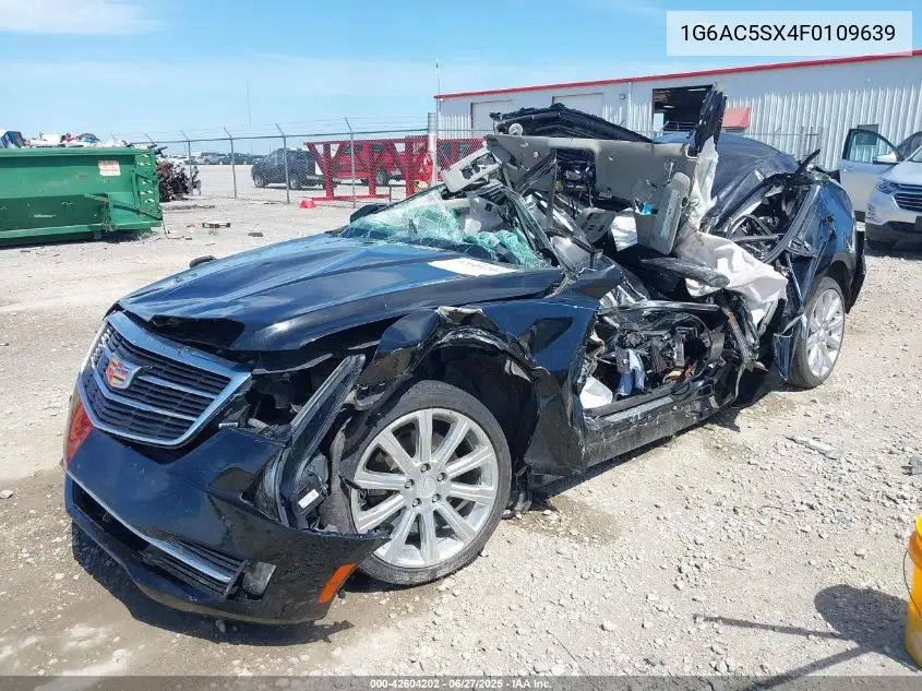 2015 Cadillac Ats Performance VIN: 1G6AC5SX4F0109639 Lot: 42604202